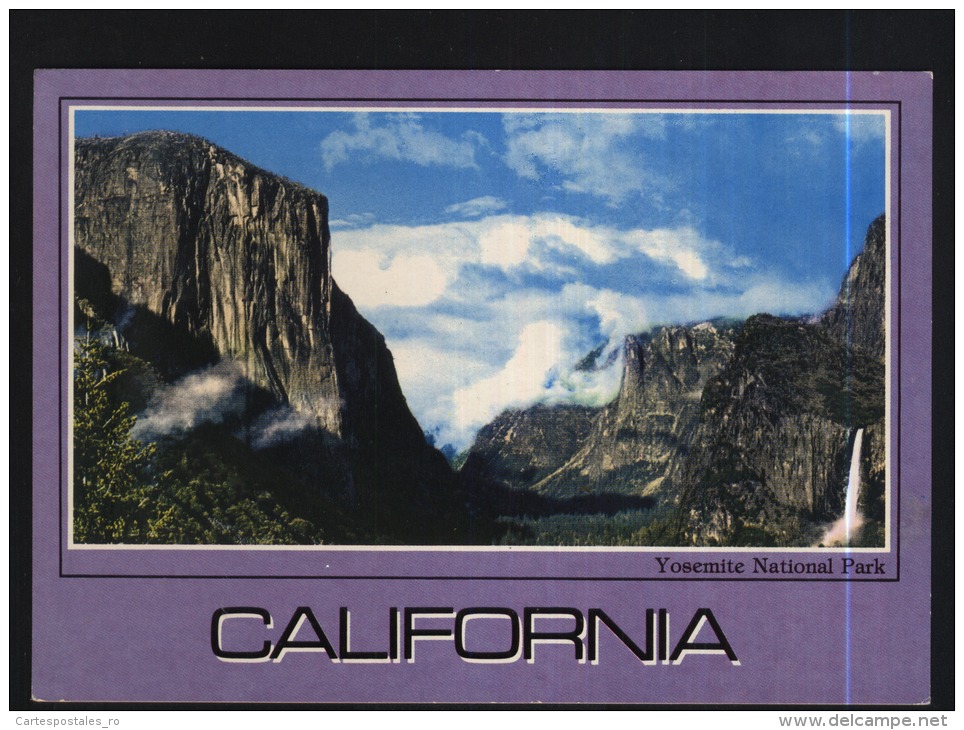 Yosemite-as Seen From Wawona Road-unused,perfect Shape - Yosemite