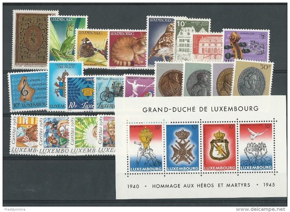 Luxembourg:  Année 1985  ** - Années Complètes