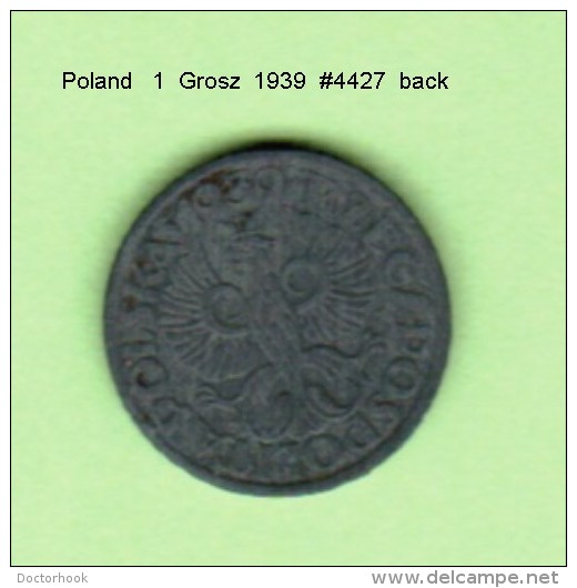 POLAND   1  GROSZ   1939  (Y # 34) - Poland