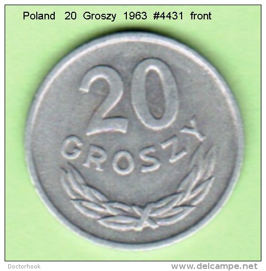 POLAND   20 GROSZY   1963  (Y # A 47) - Poland