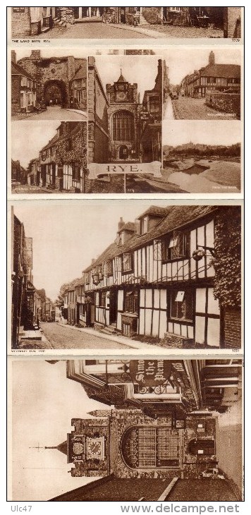 - SUSSEX. - RYE (2) - 6 LATEST PHOTOGRAPHS - 15,5cm X 10cm - Voir Les Scans - - Rye