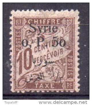 Syrie Taxe N°27 Neuf Charniere - Timbres-taxe