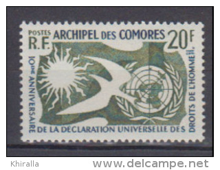 COMORES    1958            N°   15       COTE      12 € 00           ( 955 ) - Unused Stamps