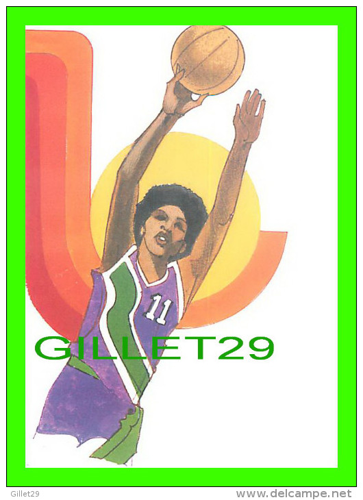BASKET-BALL - BY ROBERT PEAK - WOMEN´S BASKETBALL STAMP, 1984 SUMMER OLYMPICS - - Basket-ball