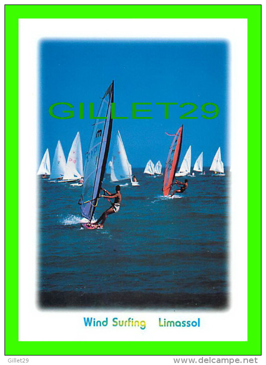 CHYPRE - CYPRUS - WIND SURFING LIMASSOL - PORT PAYÉ - POSTAGE PAID - AKYPO, 1974 - - Chypre