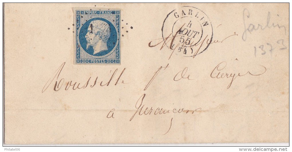 FRANCE   GARLIN  PC 1373 - 1849-1876: Klassik