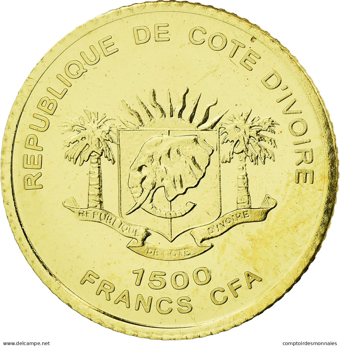 Monnaie, Ivory Coast, Le Mausolée D'Halicarnasse, 1500 Francs CFA, 2006, FDC - Côte-d'Ivoire