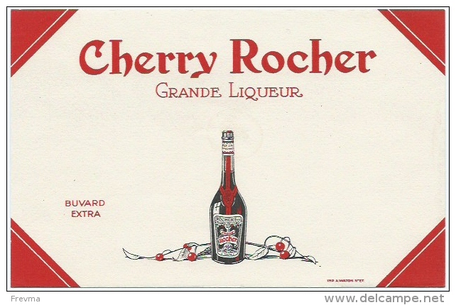 Buvard Cherry Rocher Grande Liqueur - Liqueur & Bière
