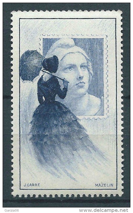 France - 1949 - Exposition Centenaire Du Timbre Poste Français - Marianne De Gandon Bleu Foncé  - Neufs  ** - MNH - Briefmarkenmessen