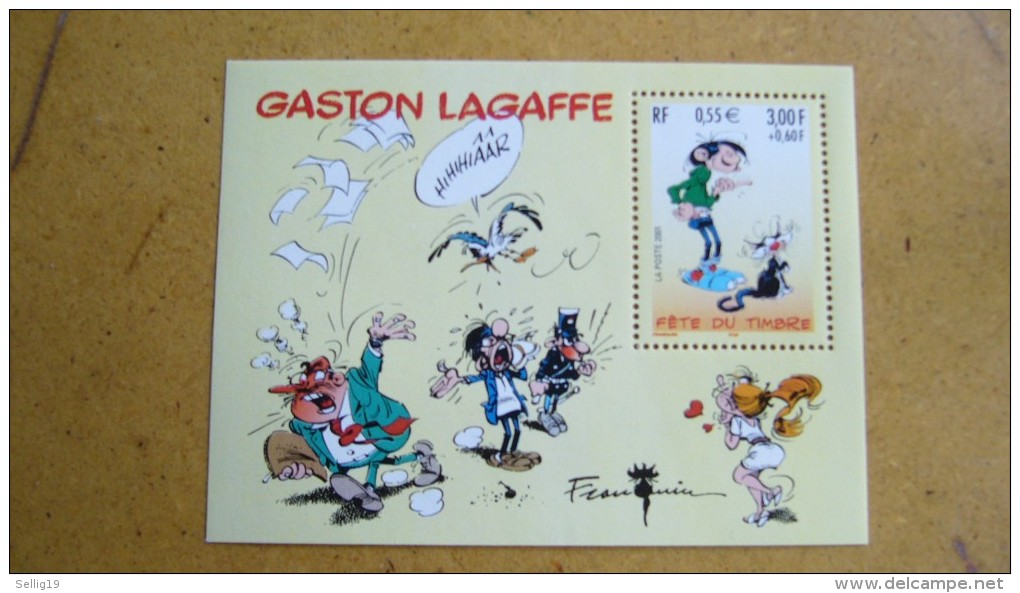 Gaston Lagaffe  - La Poste 2001 - Neufs