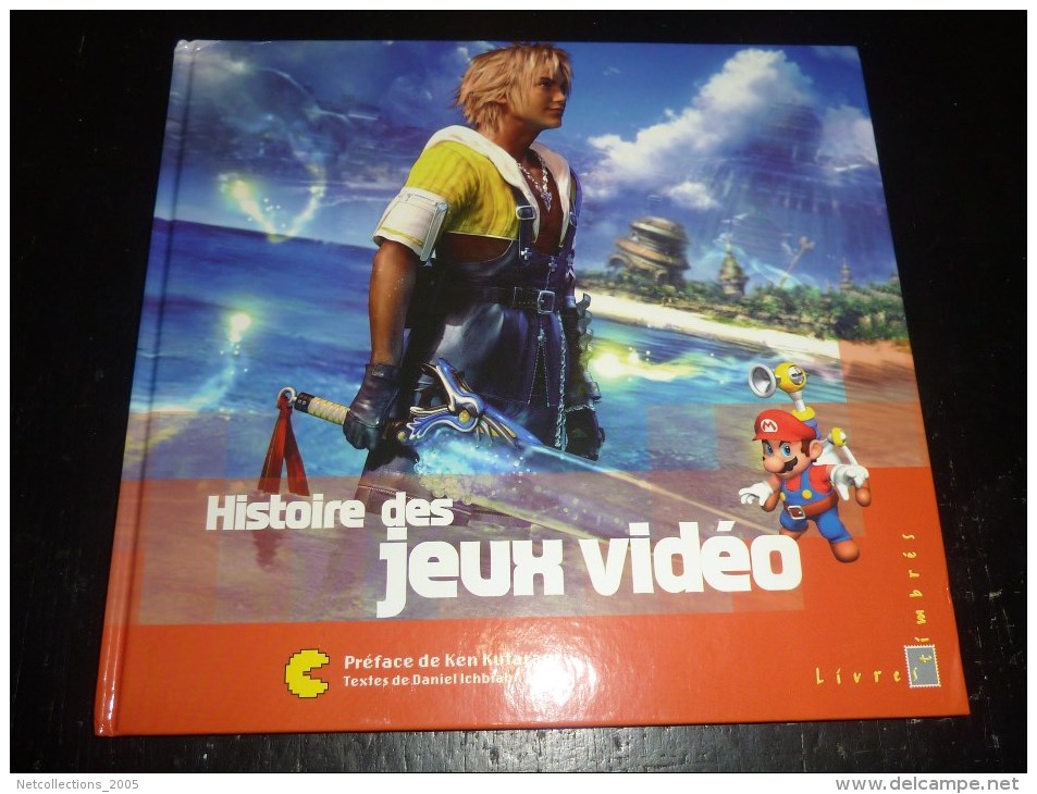 LE LIVRE DES TIMBRES : HISTOIRE DES JEUX VIDEOS - ZELDA MARIO LARA CROFT TOMB RAIDER - COMPLET AVEC SES TIMBRES - Unclassified