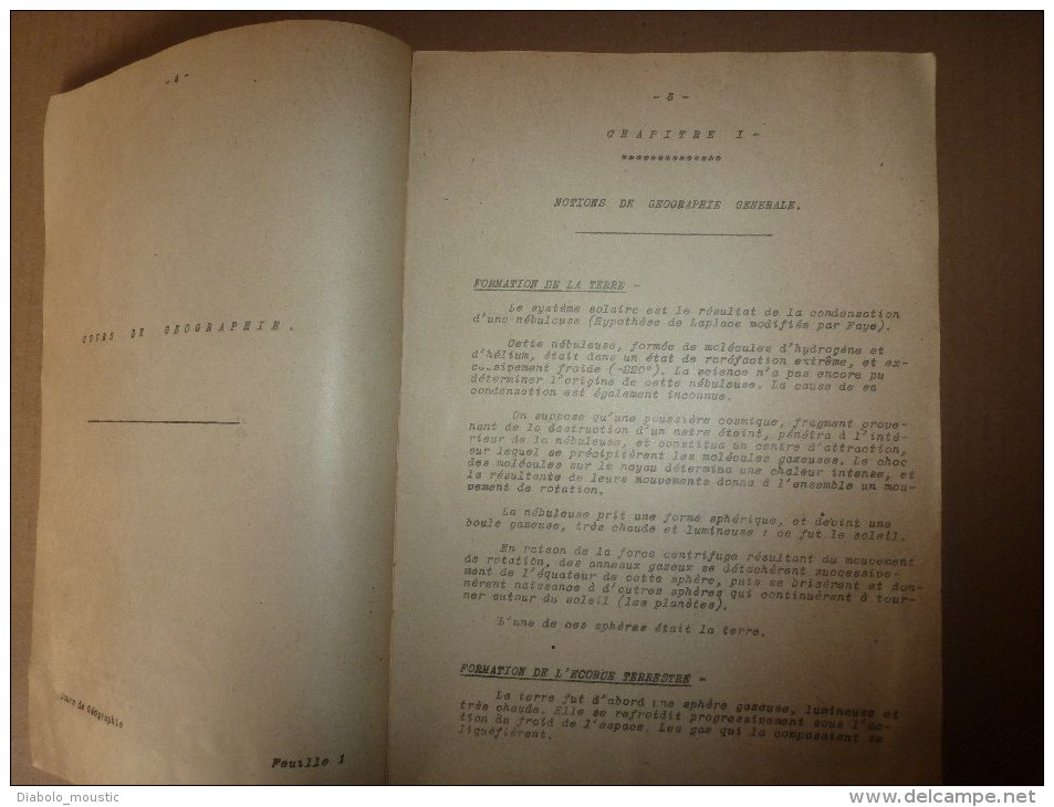 1924 Ecole Militaire: Géographie Générale ,Climatologie, Economie (FRANCE Et Ses COLONIES) - Francés