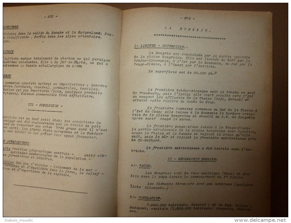 1924 Ecole militaire: Géographie générale ,Climatologie, Economie (FRANCE et ses COLONIES)