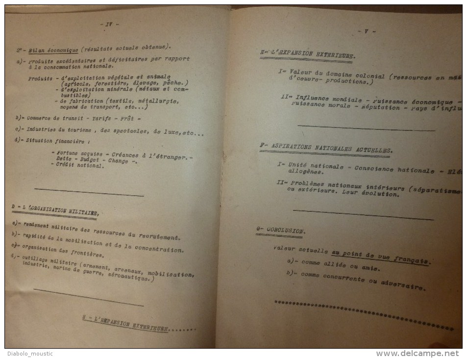 1924 Ecole militaire: Géographie générale ,Climatologie, Economie (FRANCE et ses COLONIES)