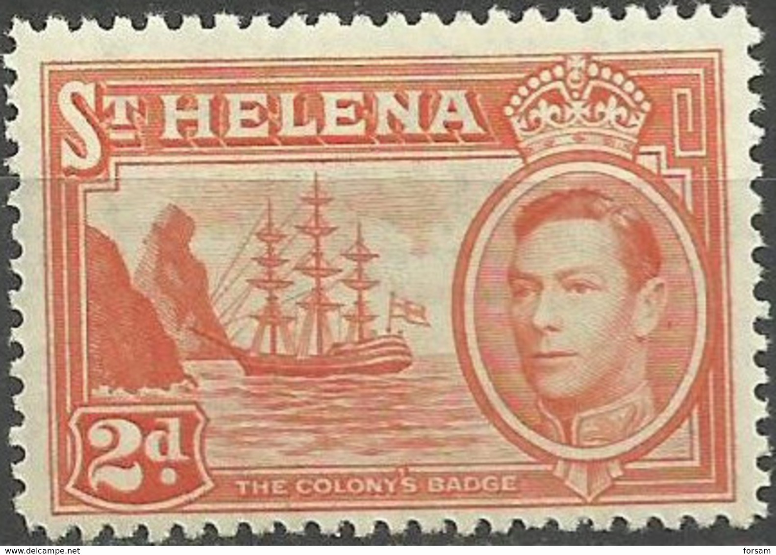 Saint HELENA ISLANDS..1938..Michel # 101...MLH. - Isla Sta Helena