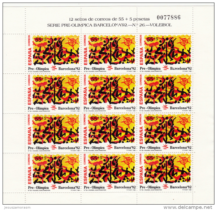 España Nº 3157 Al 3159 En Minipliegos De 12 Series - Full Sheets