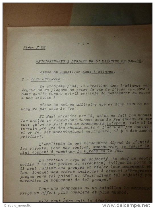 1926 Ecole Militaire De Saint-Cyr:   ORGANISATION DANS L'ATTAQUE Avec Plans Des Confrontations; Législation - Francés