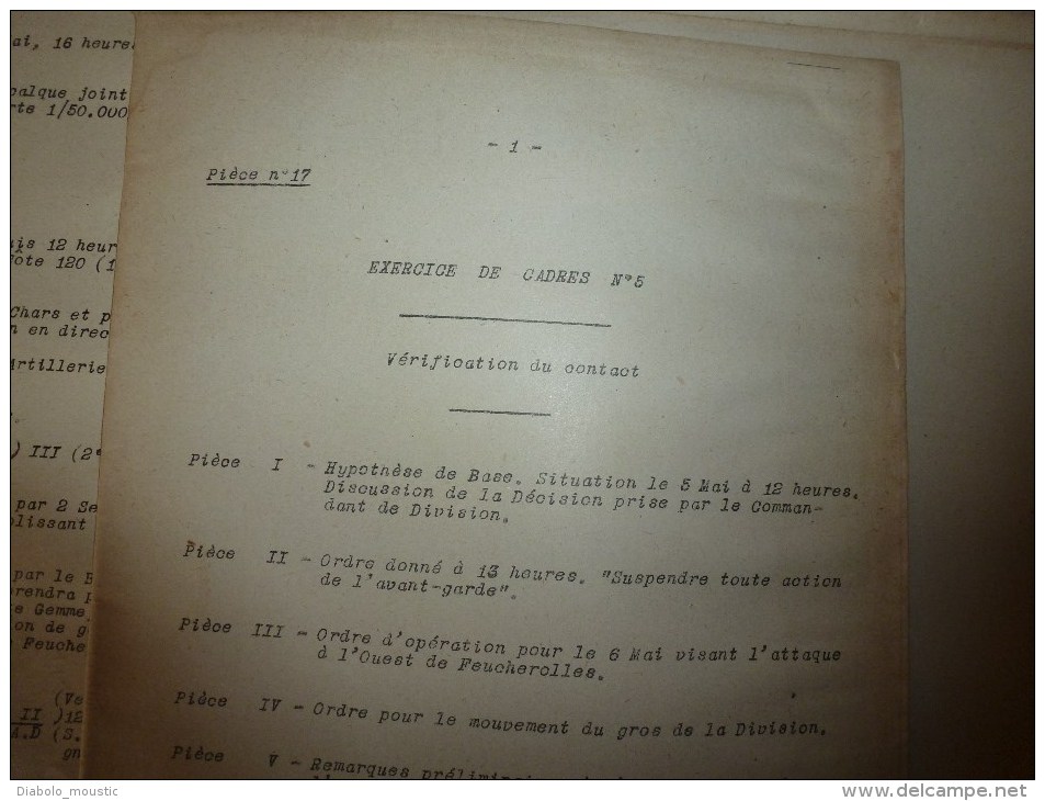 1926 Ecole militaire de Saint-Cyr:   ORGANISATION DANS L'ATTAQUE avec plans des confrontations; Législation