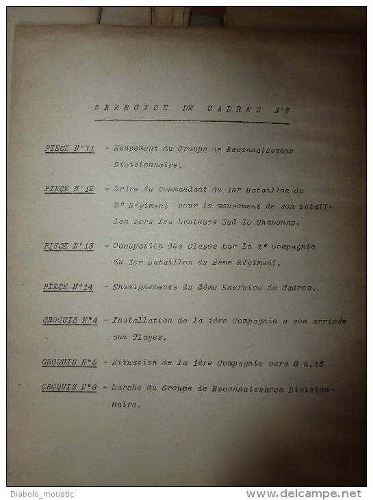 1926 Ecole militaire de Saint-Cyr:   ORGANISATION DANS L'ATTAQUE avec plans des confrontations; Législation