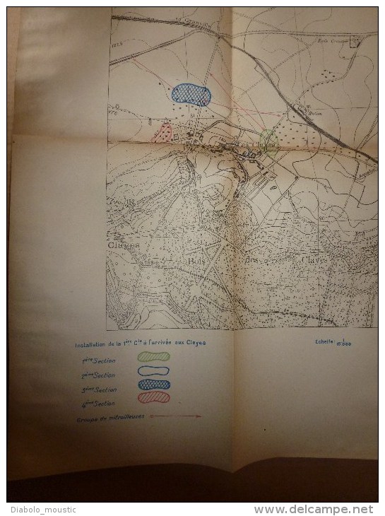 1926 Ecole militaire de Saint-Cyr:   ORGANISATION DANS L'ATTAQUE avec plans des confrontations; Législation