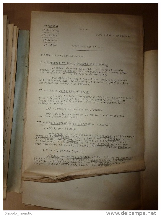 1926 Ecole militaire de Saint-Cyr:   ORGANISATION DANS L'ATTAQUE avec plans des confrontations; Législation