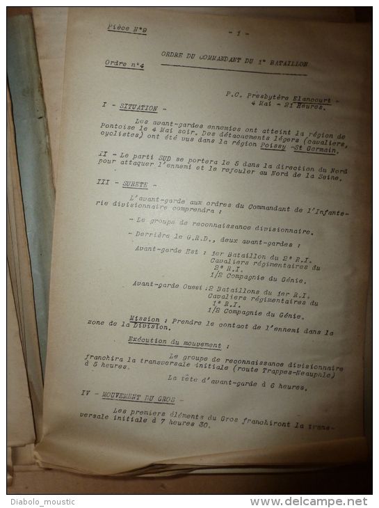 1926 Ecole militaire de Saint-Cyr:   ORGANISATION DANS L'ATTAQUE avec plans des confrontations; Législation