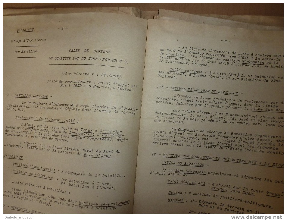 1926 Ecole Militaire De Saint-Cyr:   Encadrement (thèmes Offensifs) - Français