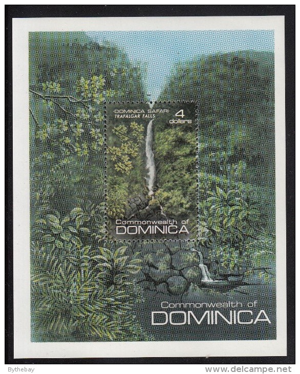 Dominica MNH Scott #693 Souvenir Sheet $4 Trafalgar Falls - Scenics - Dominica (1978-...)