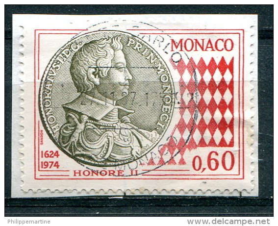 Monaco 1974 - YT 980 (o) Sur Fragment - Oblitérés