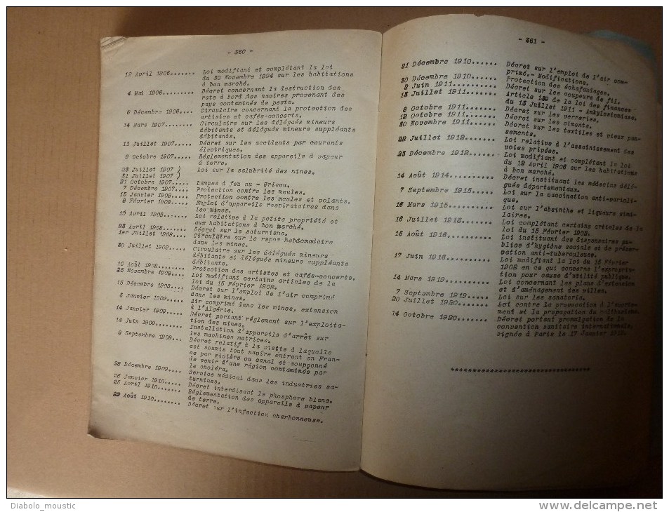 1926 Ecole militaire de Saint-Cyr:COURS D'HYGIENE (Un corps sain fait un esprit sain dans un corps sain) voici les bases