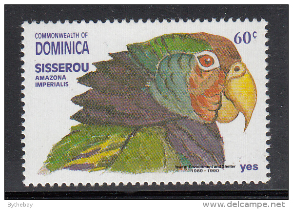 Dominica MNH Scott #1401 60c Amazona Imperialis (parrot) - Year Of The Environment And Shelter - Dominique (1978-...)