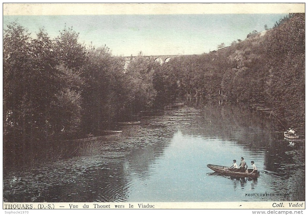 POITOU CHARENTE - 79 - DEUX SEVRES - THOUARS - Vue Du THOUET Vers Le Viaduc - Thouars