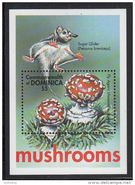 Dominica MNH Scott #2307 Souvenir Sheet $5 Fly Agaric - Mushrooms - Dominique (1978-...)