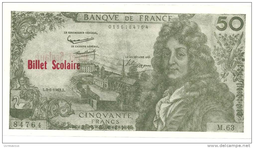 Billet Scolaire De 50 Francs - 6-12 Anni