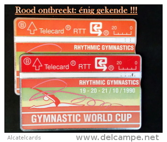 WORLD CUP GYMNASTIEK. RODE KLEUR ONTBREEKT. Mogelijk UNICUM. - [3] Errores & Variedades