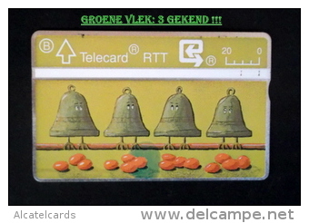 PASEN 1990. GROTE GROENE VLEK ONDER (!) DE EIEREN. 3 GEKEND! - [3] Errors & Variety