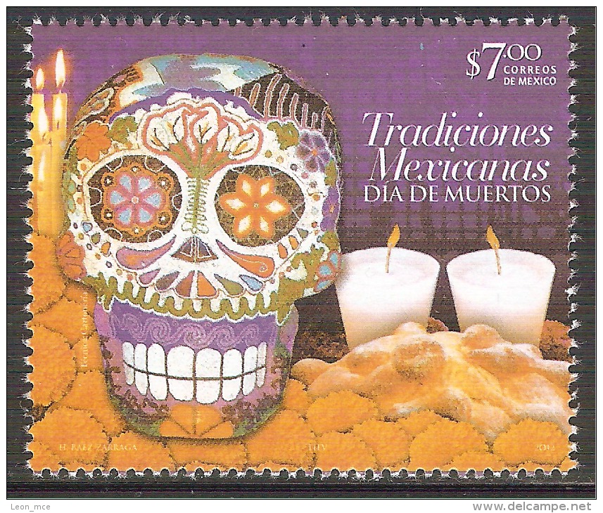 2012 México  Mexican Traditions, Day Of The Dead *UNESCO*  Día De Muertos ALL SOULS´ DAY Stamp Mnh - México