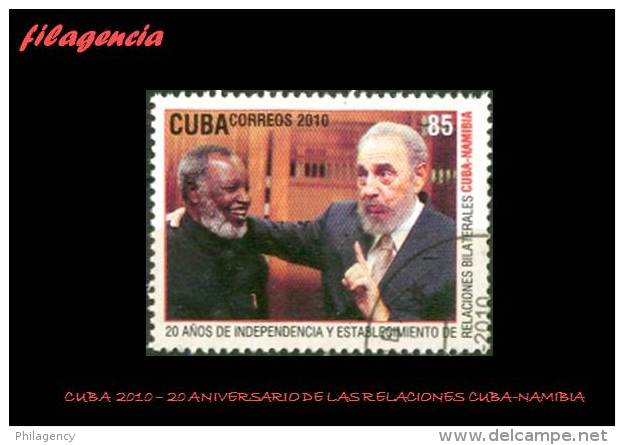USADOS. CUBA. 2010-14 20 ANIVERSARIO DE LAS RELACIONES CUBA-NAMIBIA - Used Stamps