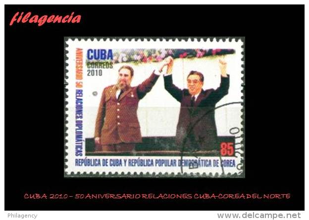 USADOS. CUBA. 2010-30 50 ANIVERSARIO DE LAS RELACIONES CUBA-COREA DEL NORTE - Used Stamps