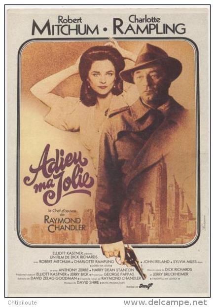 SPECTACLE  L 10   /  CINEMA  "  ADIEU MA JOLIE   "  COLL  A.M.L.F     N° C 23         CPSM   10X15 - Affiches Sur Carte