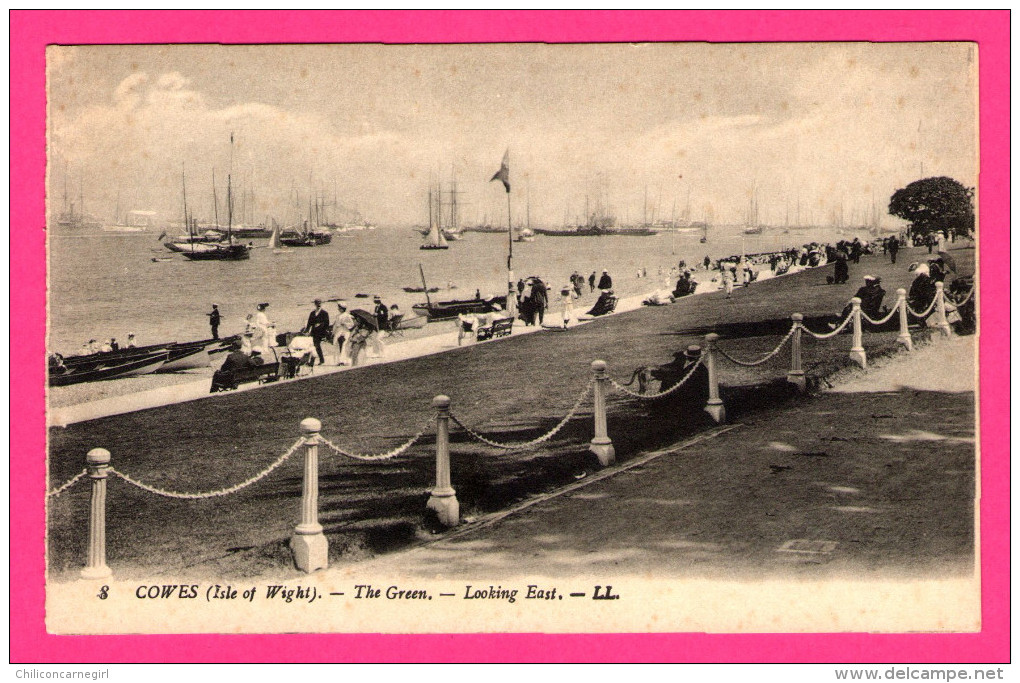 Cowes - The Green - Looking East - Animée - Bateaux - Barques - L.L. - 8 - Cowes