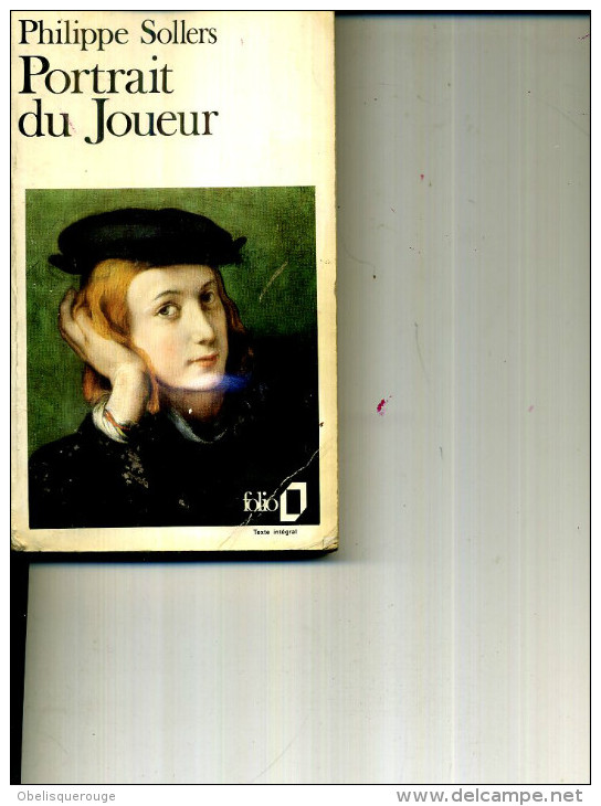 PHILIPPE SOLLERS PORTRAIT D UN JOUEUR FOLIO 1986 USURES - Action