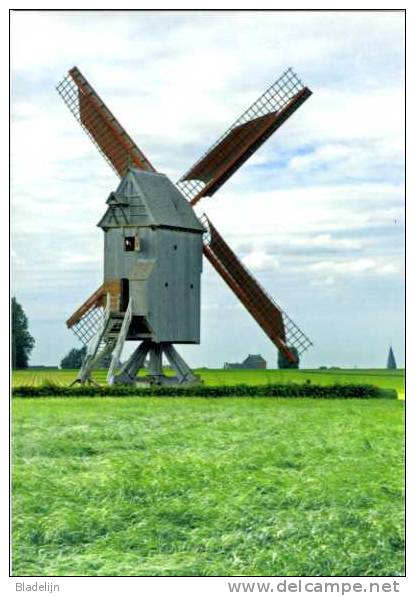 SINT-DENIJS-BOEKEL (O.Vl.) - Molen/moulin/mill - De Vinkemolen, Overgebracht Uit Oosterzele. Prachtkaart !!! - Zwalm