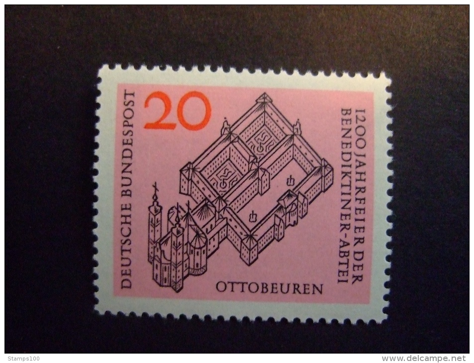 GERMANY  1964   BENEDICTINE CLOISTER   MICHEL 428   MNH **   (054700-NVT) - Abadías Y Monasterios