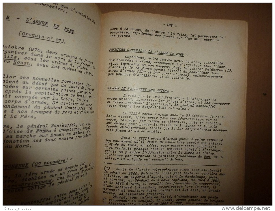 1926 Ecole militaire de Saint-Cyr: HISTOIRE MILITAIRE  1866 et 1870; De 1870 à 1914...Notre Histoire  c'est Notre Force