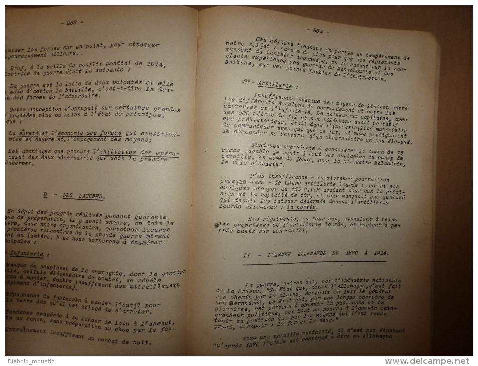 1926 Ecole militaire de Saint-Cyr: HISTOIRE MILITAIRE  1866 et 1870; De 1870 à 1914...Notre Histoire  c'est Notre Force