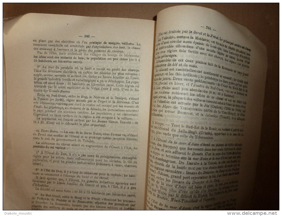 1926 Ecole militaire de Saint-Cyr:GEOGRAPHIE Gle et humaine au point de vue militaire liée à la puissance d'une NATION