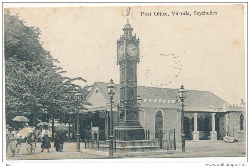 SEYCHELLES - Victoria, Post Office - Cachet Ligne Maritime - Seychelles