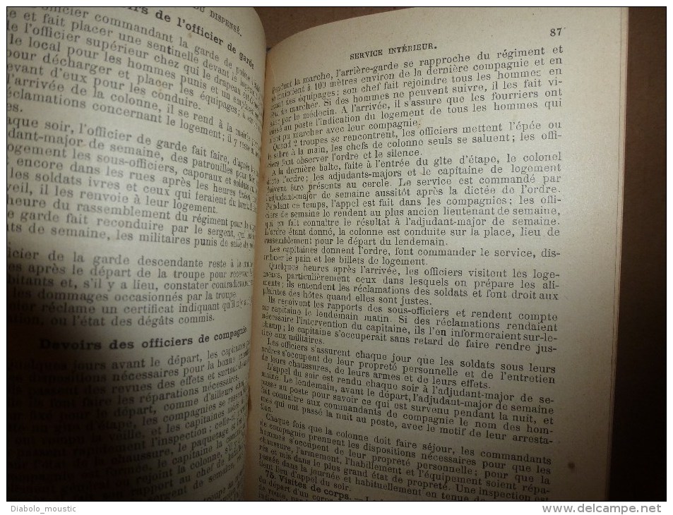 1926 Ecole militaire de Saint-Cyr: Le LIVRE du Dispensé ..pour différents gradés de l"Armée de Réserve et Territoriale.