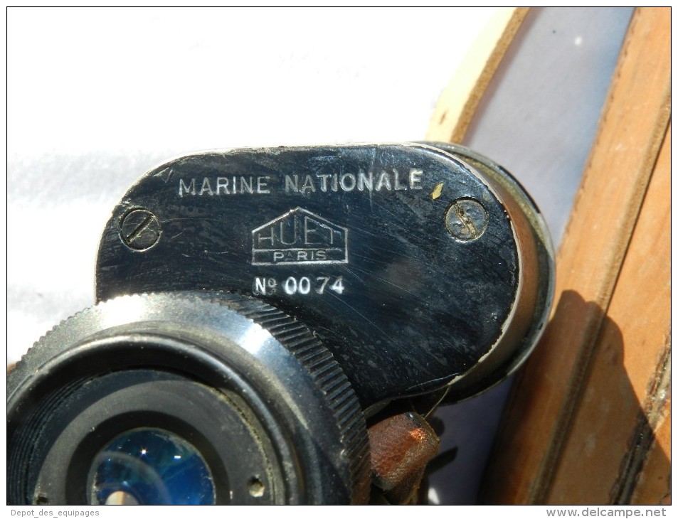 RARE  JUMELLES  MARINE  8 X 30  Modéle 1957 + étui Cuir  #.23 - Optique